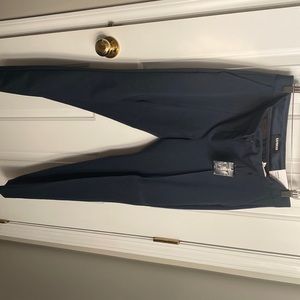 NWT Express navy ankle high rise stretch dress pant